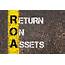 Return On Assets  ROA Calculation Interpretation Examples