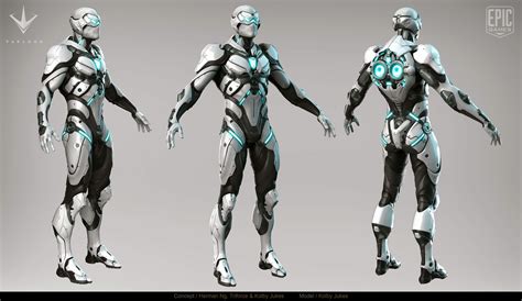 Paragon Character Art Drop Armor Concept Character Art Robot