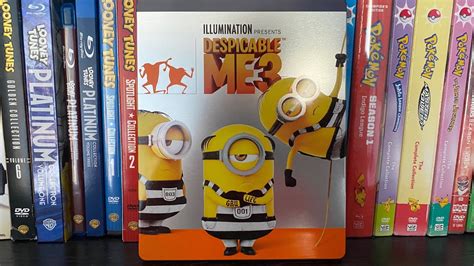 Despicable Me 3 Blu Ray Steelbook Unboxing Youtube