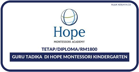 Kpm telah membuka jawatan kosong sebagai guru interim kepada rakyat malaysia yang berminat untuk bekerjaya sebagai seorang guru. Jawatan Kosong Terkini Guru Tadika Di HOPE Montessori ...