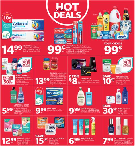 Rexall Drugstore Canada Boxing Day Flyers Offers Get 15000 Be Well
