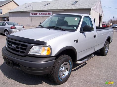 2003 Silver Metallic Ford F150 Xl Regular Cab 4x4 7130740 Photo 3