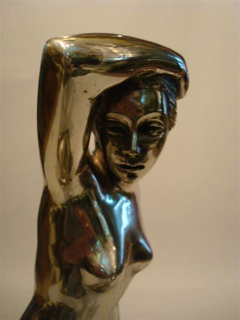 Art Deco Nude Woman Bronze Sculpture For Sale At 1stDibs