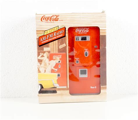 coca cola radio am fm vending machine design dans sa boîte d origine h tota