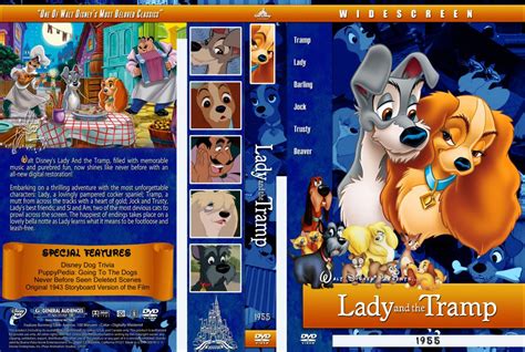 Lady And The Tramp Movie Dvd Custom Covers 1955 Lady