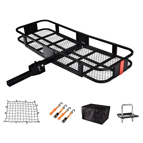 Usserenay Hitch Cargo Carrier Trailer Hitch Luggage Rack With Net