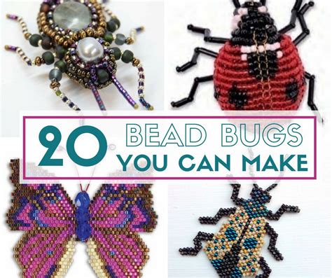 20 Bead Bugs You Can Make Beaded Jewelry Patterns Beading Tutorials