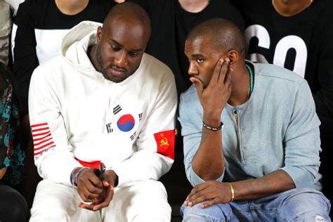 Virgil Abloh And Kanye West Share Emotional Moment In The Front Row At