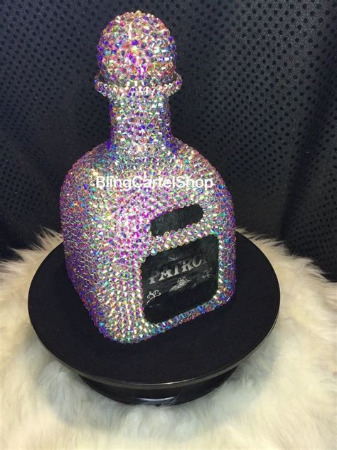 Bling Glam Liquor Bottle Empty In 2021 Bedazzled Bottle Glitter