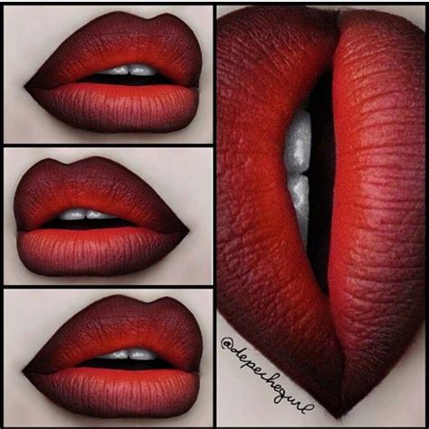 Red Ombre Lip Affect Ombre Lipstick Ombre Lips Red Ombre Lips