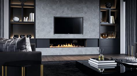Luxury Fireplace At Vwartclub Feature Wall Living Room Living Room