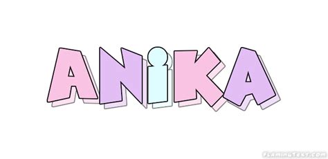 Anika Лого Бесплатный инструмент для дизайна имени от Flaming Text