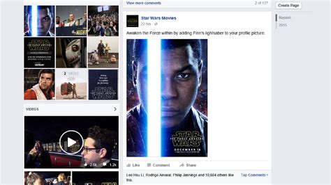Facebook Users Can Now Add Lightsabers To Profile Pictures Applemagazine