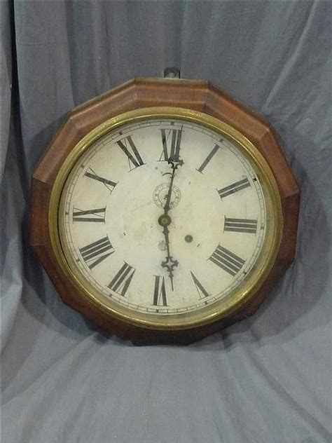 Waterbury Brass Wall Clock Late 19th Century Clocks Wall Horology Clocks And Watches