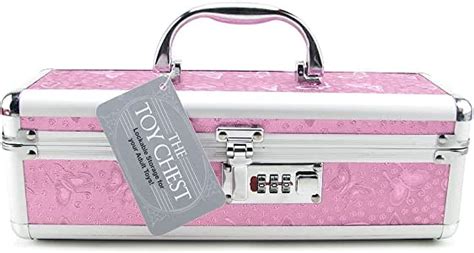 Bms Enterprises Lockable Locking Adult Sex Toys Storage Privacy Small Box Case Toy Chest Pink