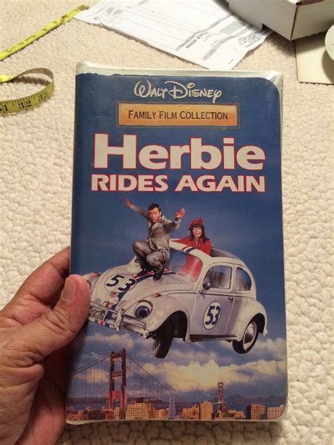 Disneys Herbie Rides Again Vhs 1996 Disney Nerd Vhs Riding