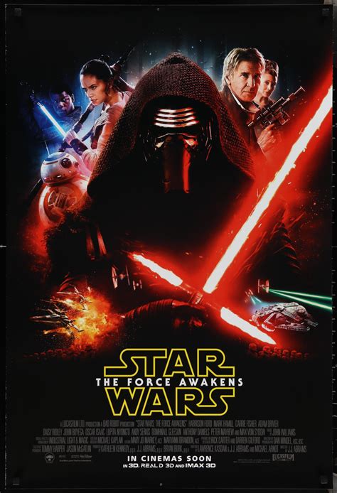 Star Wars The Force Awakens Movie Poster 2015 1 Sheet 27x41