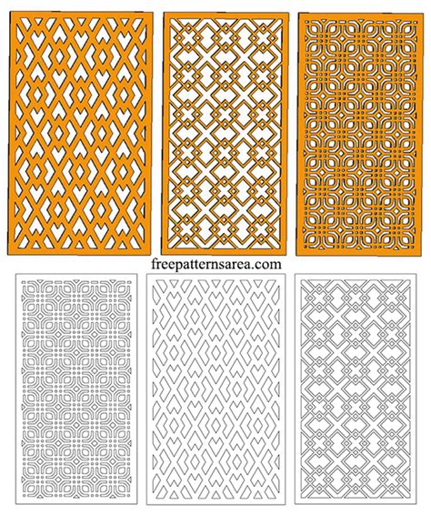 Dwg And Dxf Pattern Designs For Cnc Cutting