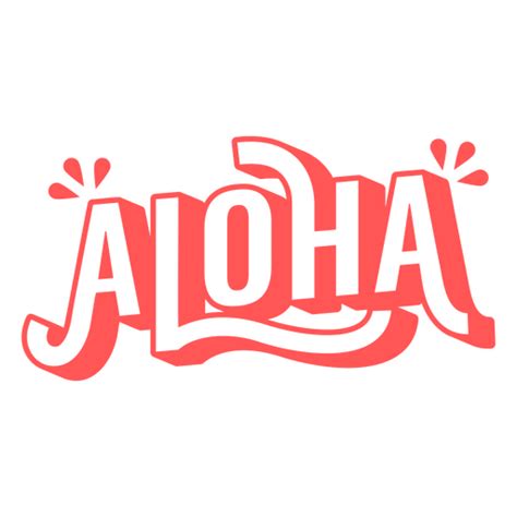 Dise Os Png De Aloha Para Camisetas Merch