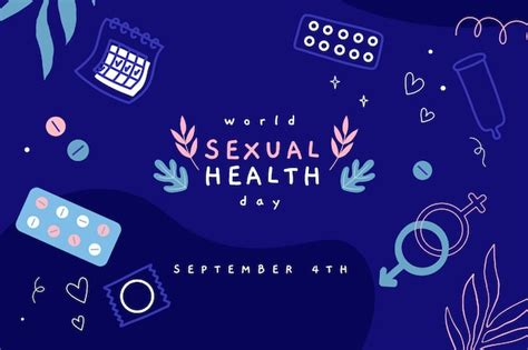 Fondo Del D A Mundial De La Salud Sexual Dibujado A Mano Vector Gratis