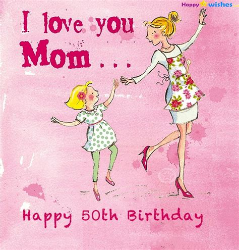 50th Birthday Wishes For Mom Quotes And Messages