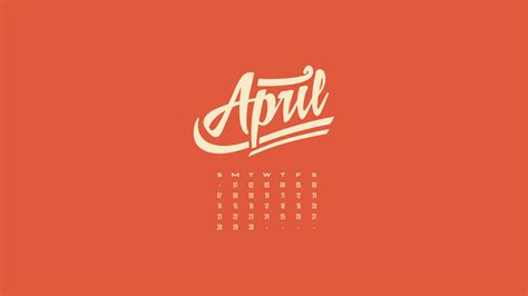 Free Download April 2013 Desktop Calendar Wallpaper Paper Leaf Design