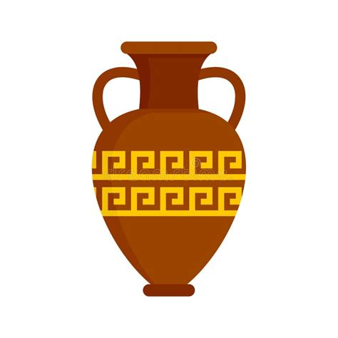 Icona Antica Del Vaso Stile Del Profilo Illustrazione Vettoriale