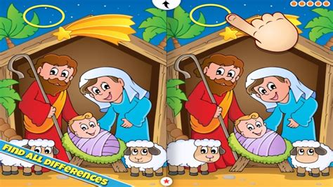 Christmas Find The Difference Game For Kids Toddlers And Adults By