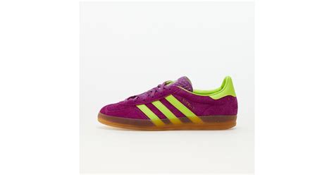 Adidas Originals Adidas Gazelle Indoor W Shock Purple Solar Yellow