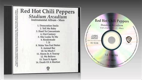 Red Hot Chili Peppers ‎ Stadium Arcadium Hard To Concentrate