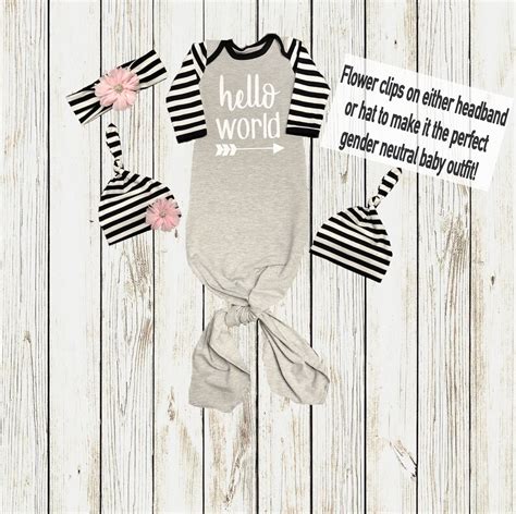 Gender Neutral Coming Home Outfit Gender Neutral Baby Etsy