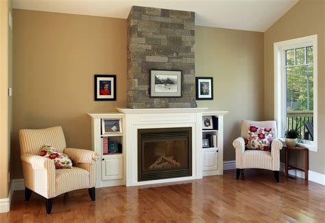 Natural Stone Veneer Popular Choice For Fireplace