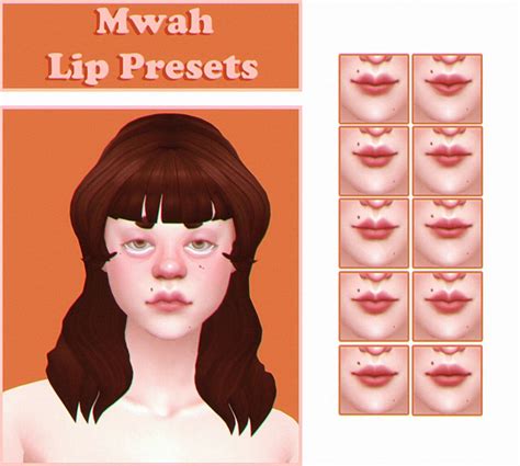 Sims Best Lips CC Mods My Otaku World