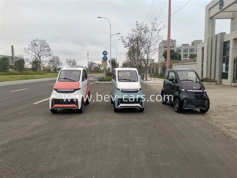 Eec Approved Chinese Mini Electric Car 45km H Free License 4 Wheel