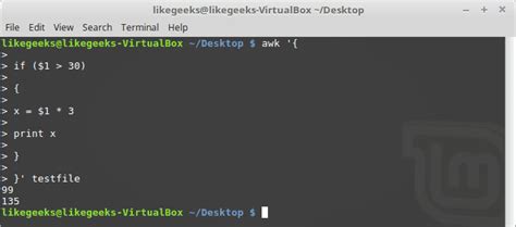 I made the same script twice and then i change the function and it worked. 30 Examples for Awk Command in Text Processing - Like Geeks