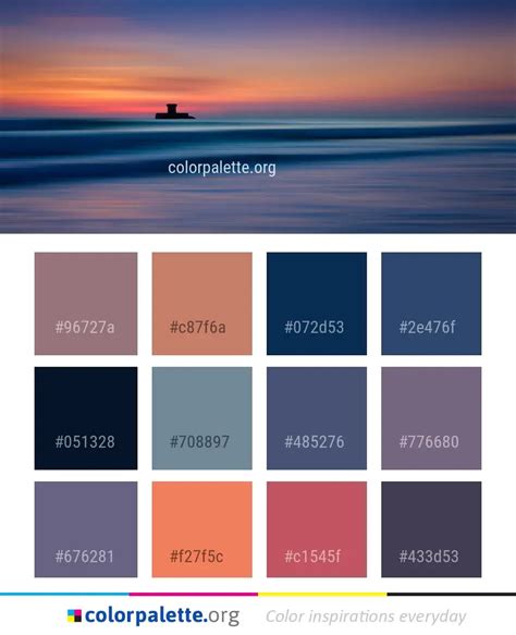 Horizon Sea Calm Color Palette