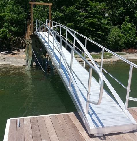 Marine Aluminum Gangways And Pier Sections Custom Float Services