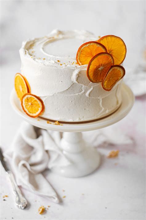 Dried Orange Slices Cake Decoration