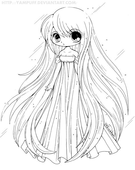 Cute Anime Coloring Pages To Print At Getdrawings Free Download