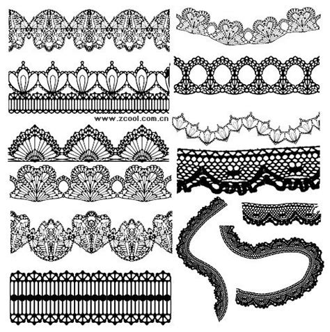 Lace Patterns Lacy Lace Pattern Vector Graphic Graphic Hive Thigh