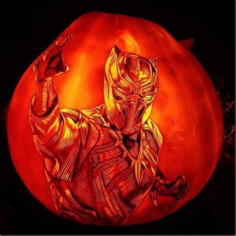 Marvelous Black Panther Pumpkin Carving Between The Pages Blog