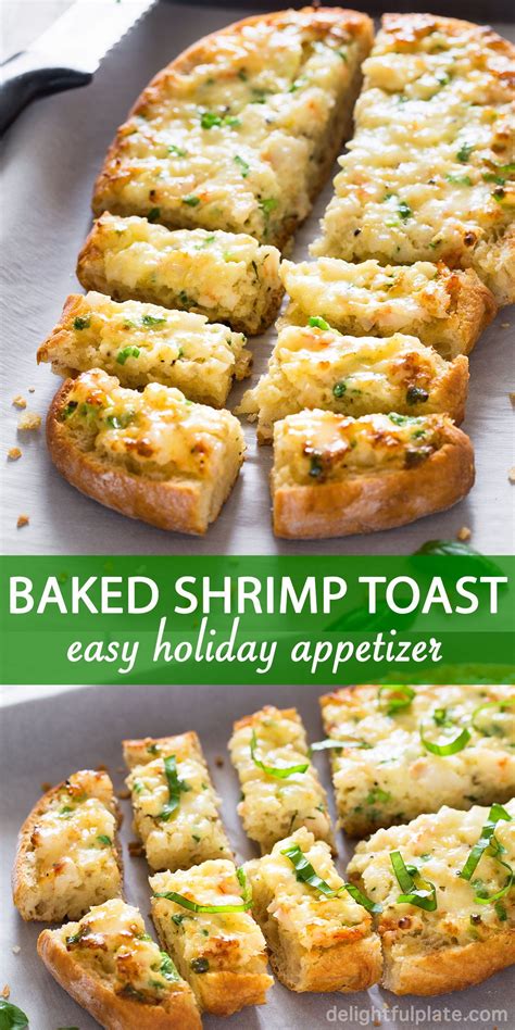 Antipasto bruschetta canapes cheese crostini crudite deviled egg dips and spreads dumplings easy finger foods and hors d'oeuvres lettuce wraps. Easy Baked Shrimp Toast | Recipe | Shrimp toast, Quick ...