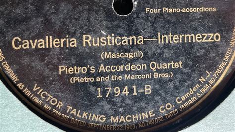 14 Cavalleria Rusticana Intermezzo Mascagni Pietros Accordion