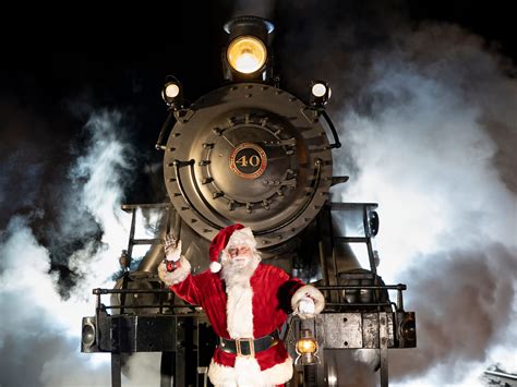 The North Pole Express And Santas Steam Spectacular On The New Hope