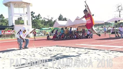 Palarong Pambansa 2016 Triple Jump Youtube