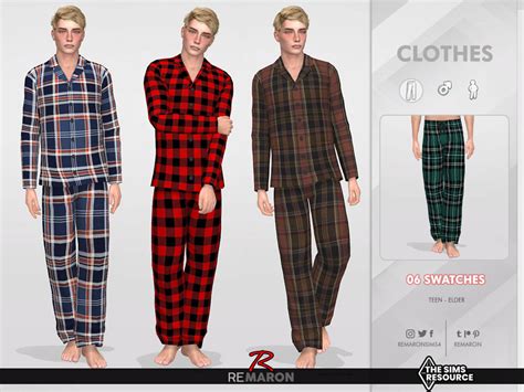 Sims 4 Mens Pajamas Cc