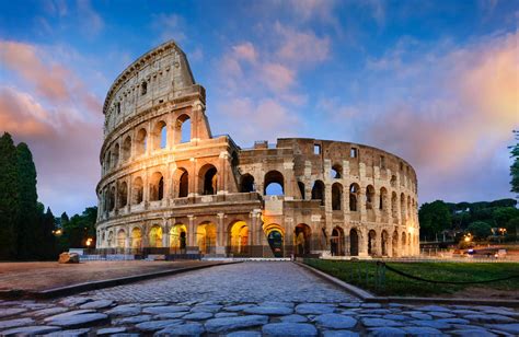 Colosseum In Rome At Dusk Wayfarer