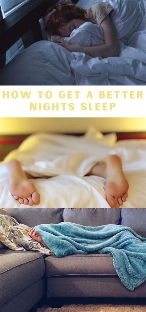 How To Get A Better Nights Sleep Good Night Sleep How To Fall Asleep