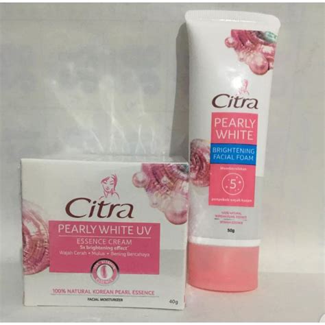 Jual Paket Citra Pearly White Uv Cream 40g And Citra Pearly White Facial