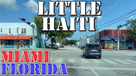 Little Haiti Miami Florida 4k Neighborhood Drive Youtube